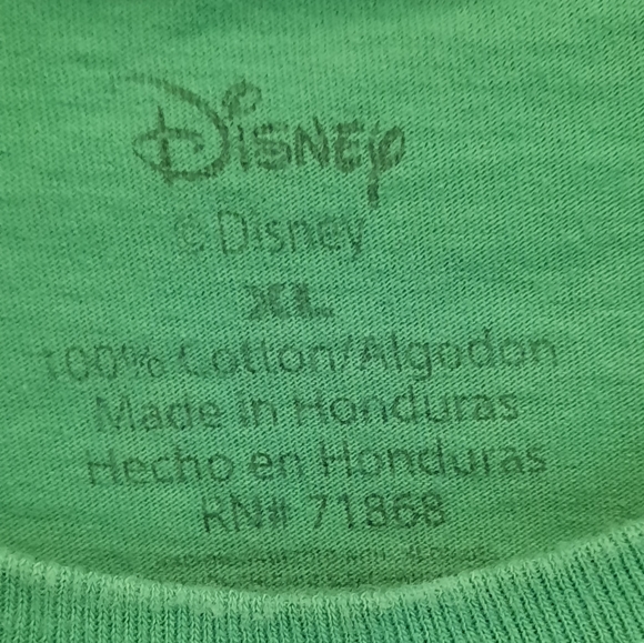 Disney Mickey Mouse Christmas Tee Green, size XL , unisex - Picture 4 of 4
